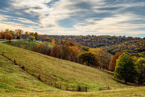 Ozarks Autumn Rolling Hill