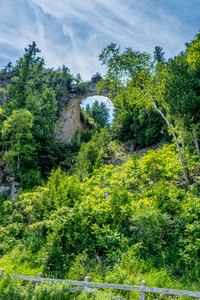 Mackinac Island Rock Bridge