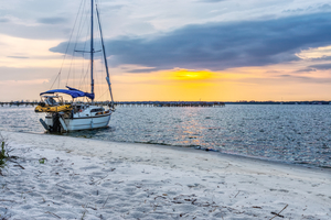 Navarre Florida Sailboat Evening