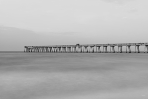 Soothing Waters Navarre Beach Grayscale