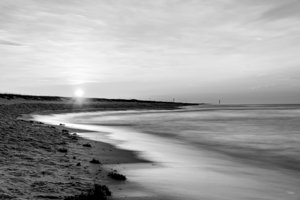 Soothing Navarre Florida Coastal Morning Grayscale