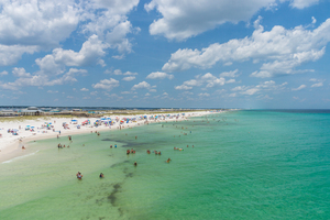 Busy Navarre Beach Day