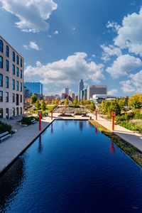 Vertical View Of Gene Leahy Mall