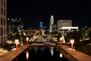 Gene Leahy Mall At Night