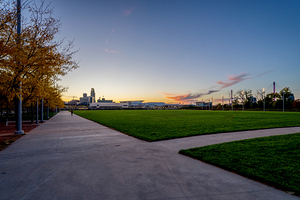 Autumn Sunset At Hanafan Rivers Edge