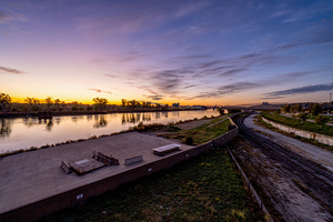 Nebraska Missouri River Sunrise