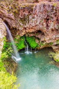 Dripping Springs Falls From The Top