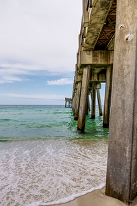 Waves Beside Panama City Beach Pier