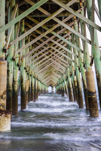 Wave Movement Under Folly Pier