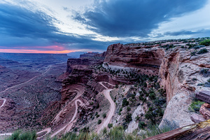 Canyonlands Shafer Road Cliff Side