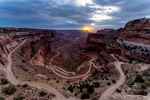Shafer Trail Utah Sunrise