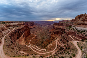 Morning Light Over Shafer Trail Viewpoint