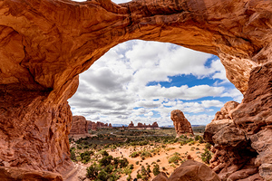 View From Under Double Arch
