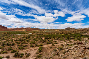 Delicate Arch Hike Landscape Scene
