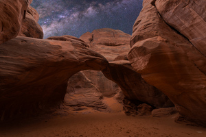 Sand Dune Arch Milky Way