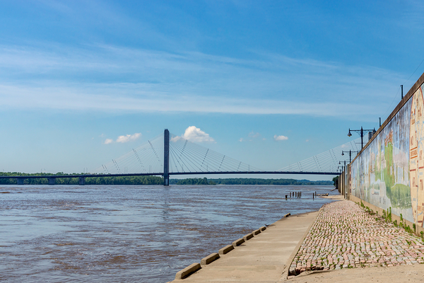 Cape Girardeau Mississippi River View Print