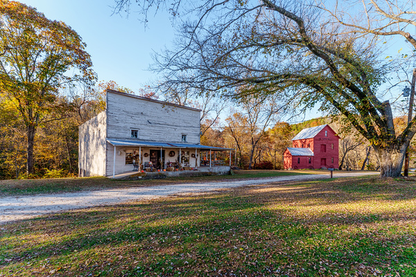 General Store And Topaz Mill Print