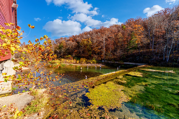 Rockbridge Mill Dam View Print