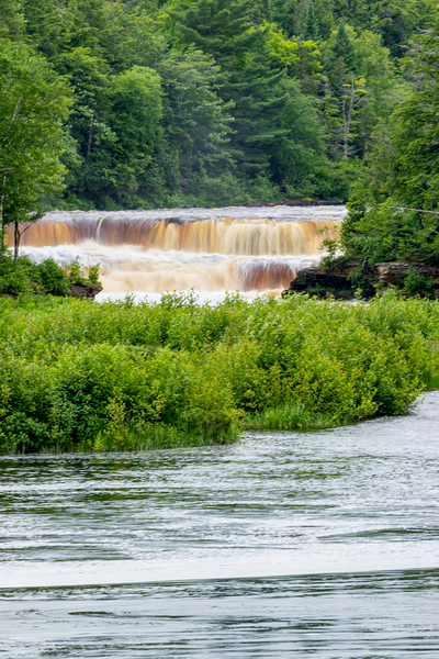 Tahquamenon Falls After Rain Print