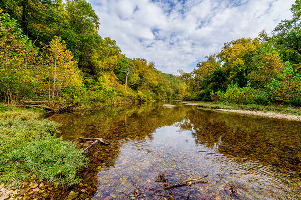Autumn Reflections On Spring Creek Print