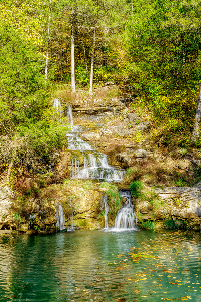 Sunlight On Thunder Falls Print