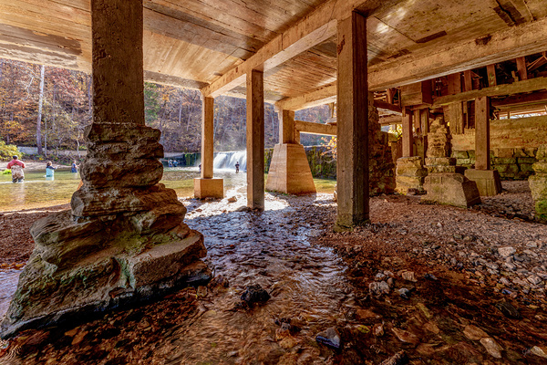 Underneath Rockbridge Mill Print