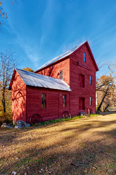 Topaz Mill Vertical Print