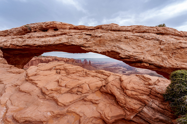 At Mesa Arch Canyonlands Print