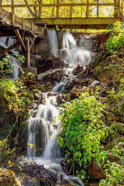 Rustic Falls At Reeds Spring Mill Print