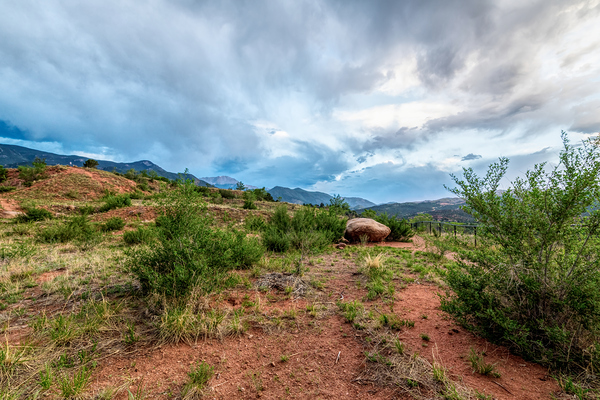 Stormy Skies At Red Rock Canyon Print