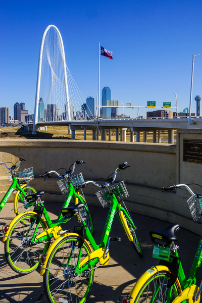 Pick Your Dallas Bike Ride Print