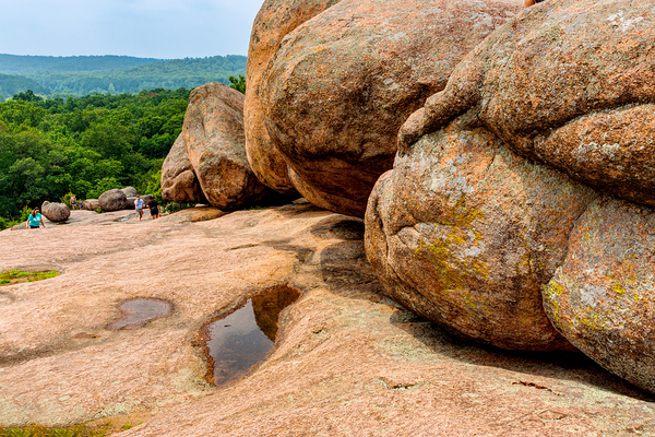 Hiking By Elephant Rocks Print