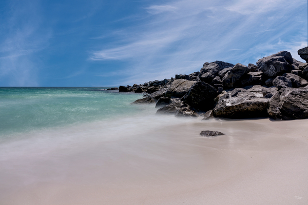 Wave Affects Shell Island Florida by Jennifer White