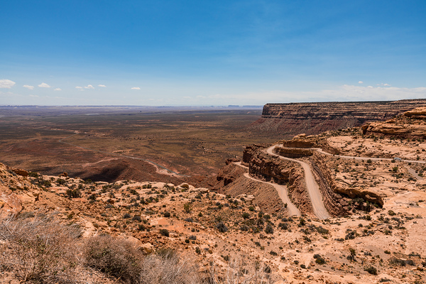 Moki Dugway Switchback Road Valley View Print
