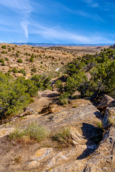 Harleys Dome Valley View Vertical Print