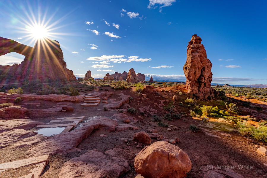 Windows Primitive Loop Hike Utah by Jennifer White Wall Art
