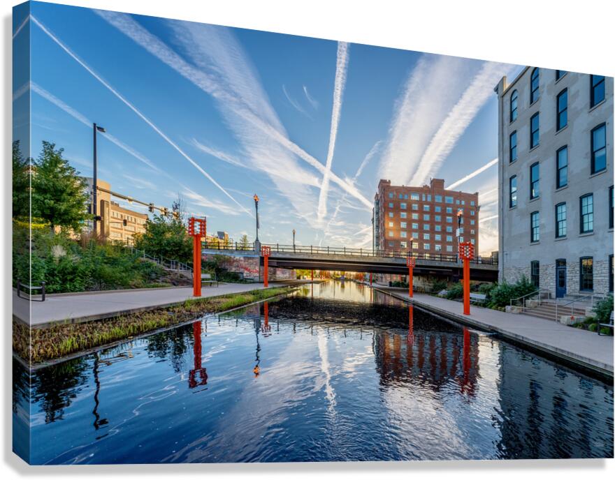 Gene Leahy Mall Lake Morning Canvas Print