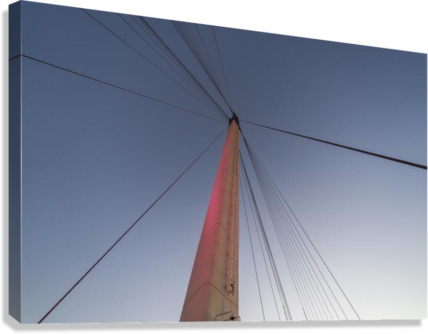 Bob Kerrey Support Beam And Cables Canvas Print