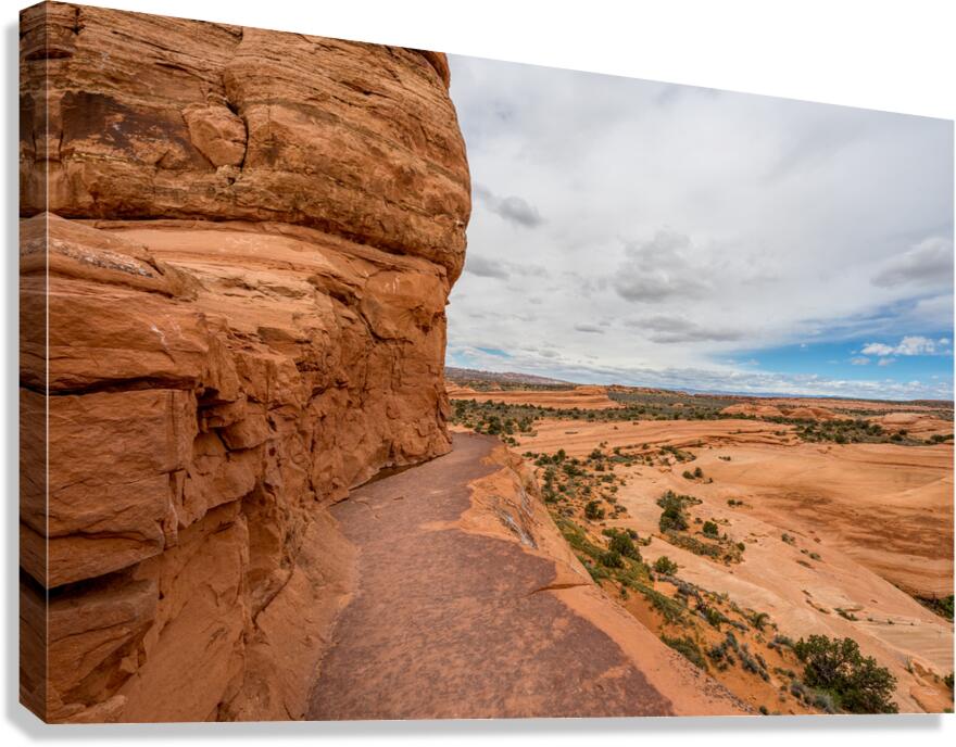 Delicate Arch Narrow Path Canvas Print