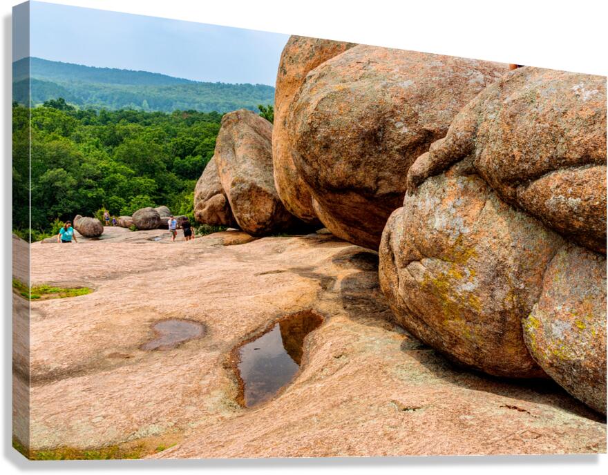 Hiking By Elephant Rocks Canvas Print