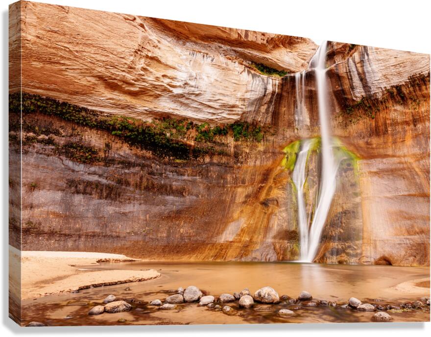 Lower Calf Creek Majestic Waterfall by Jennifer White Wall Art