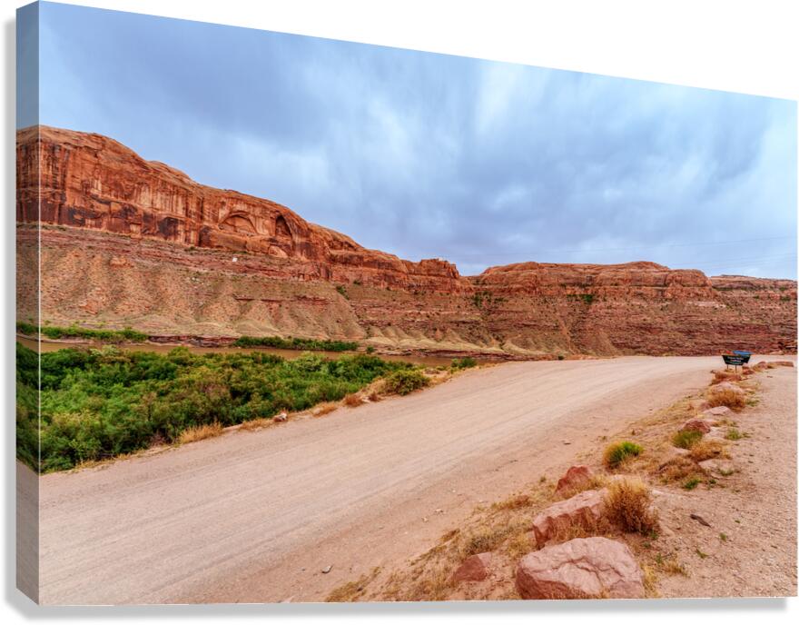 Poison Spider Trail View Canvas Print