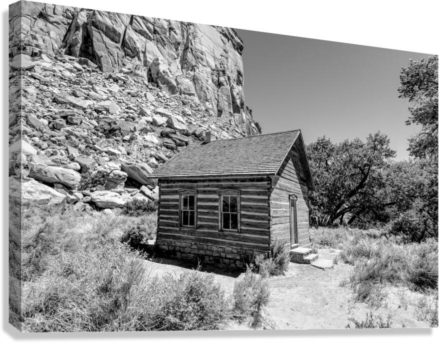 Fruita Schoolhouse Capitol Reef Canvas Print