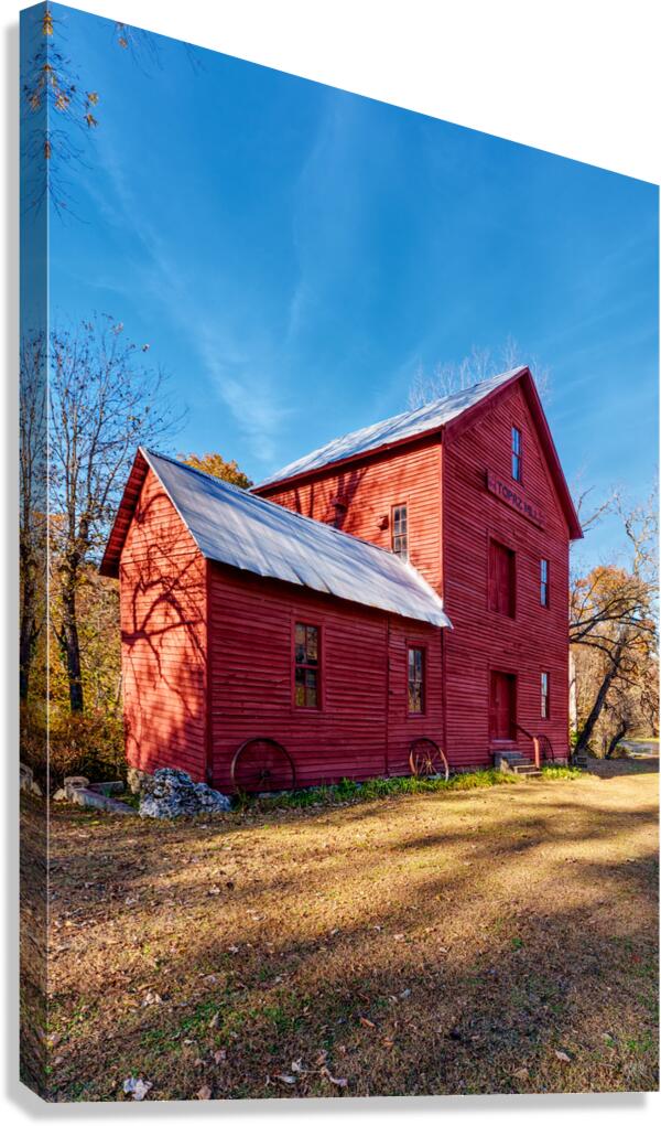 Topaz Mill Vertical Canvas Print