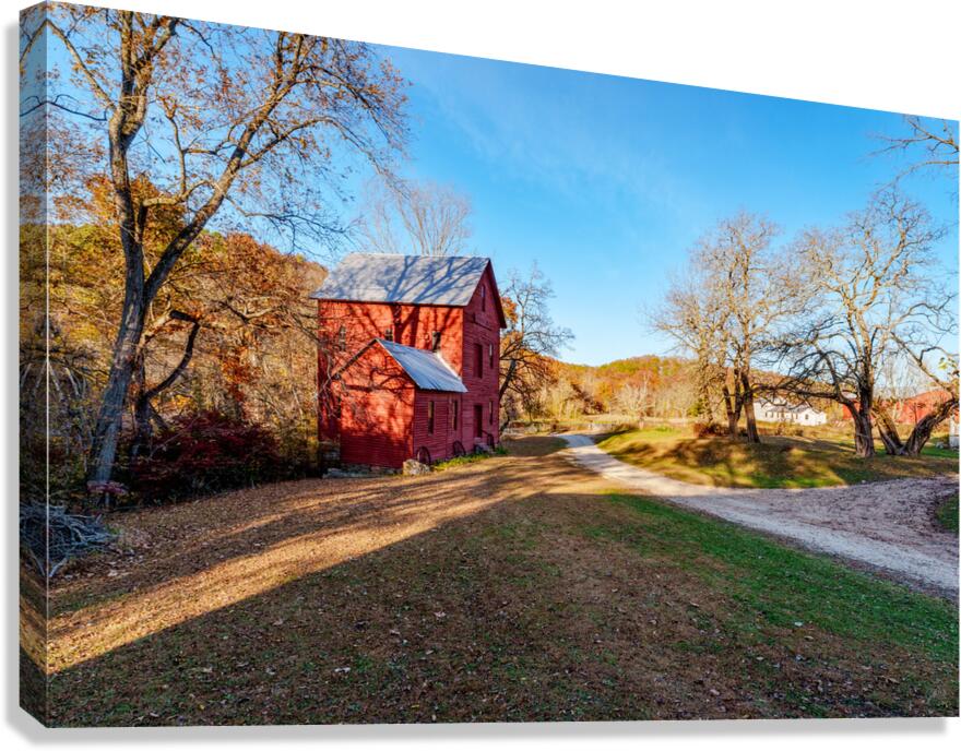 Timeless Mill Ozarks Landmark Canvas Print