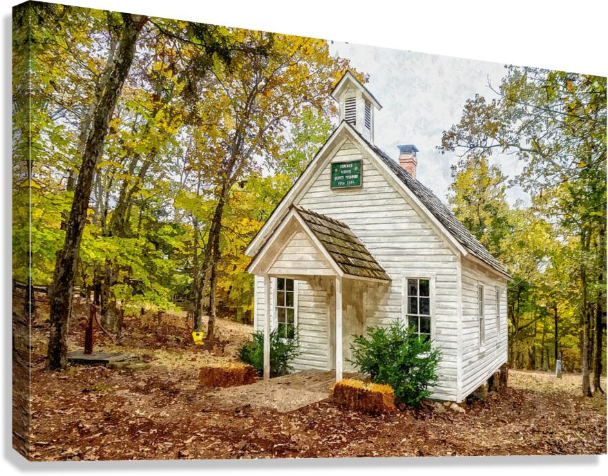 Old One Room Schoolhouse Concord Canvas Print