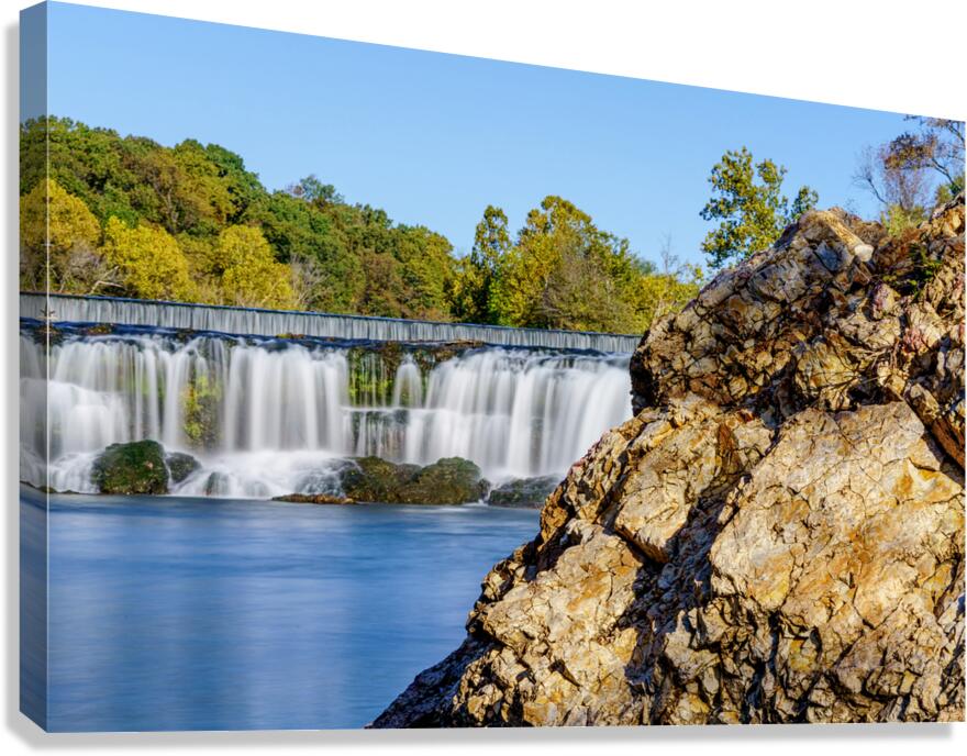 Grand Falls Chert Rock Focused Canvas Print