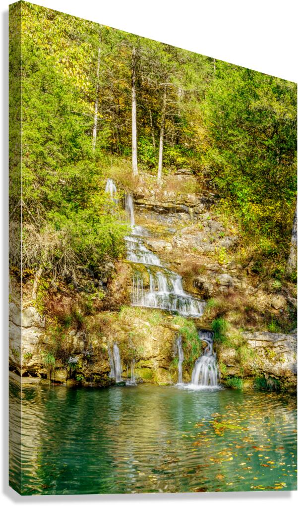 Sunlight On Thunder Falls Canvas Print