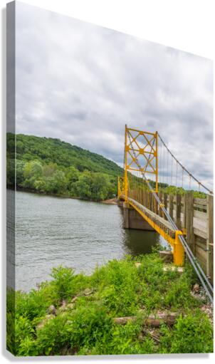 Beaver Bridge Vertical Canvas Print