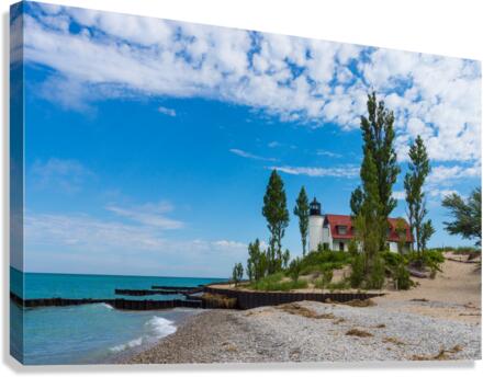 Point Betsie Light Canvas Print